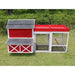 Merry Products & Garden Red Barn Chicken Coop with Roof Top Planter - PTH0310010401