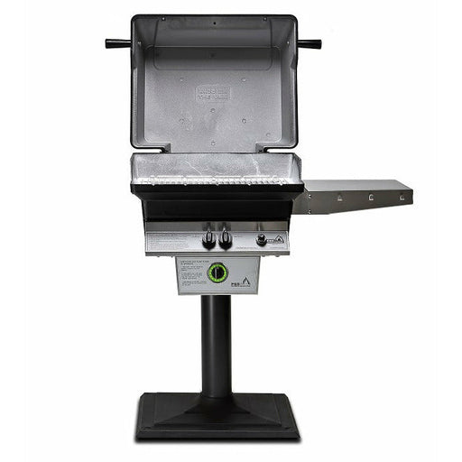 PGS T-Series T30 Commercial Cast Aluminum Natural Gas Grill With Timer On In-Ground Post - T30NG