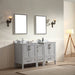 Dawn USA Ross Vanity Set 60: AARO-6004 Light Grey