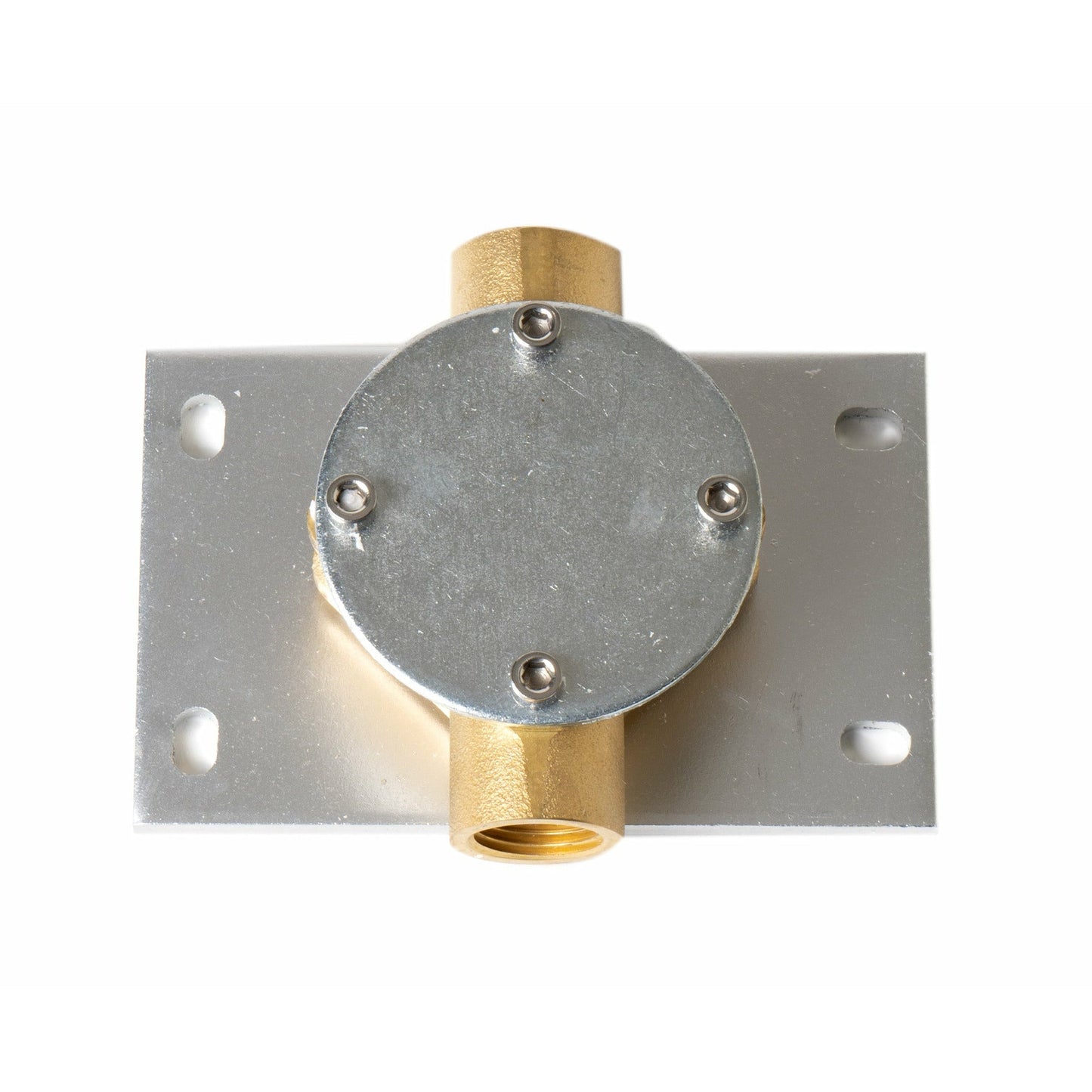 ALFI brands Curved Floor Mounted Tub Filler with Hand Held Shower Head  - AB2180