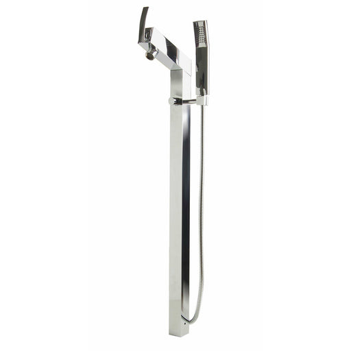 ALFI Floor Mounted Tub Filler Mixer with Hand Held Shower Head AB2728