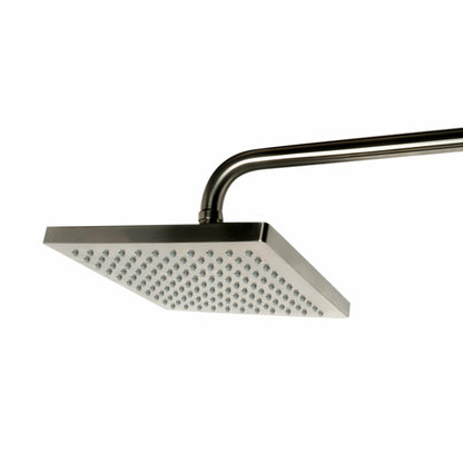 ALFI Square Brushed Nickel Style Thermostatic Exposed Shower Set  - AB2862-BN