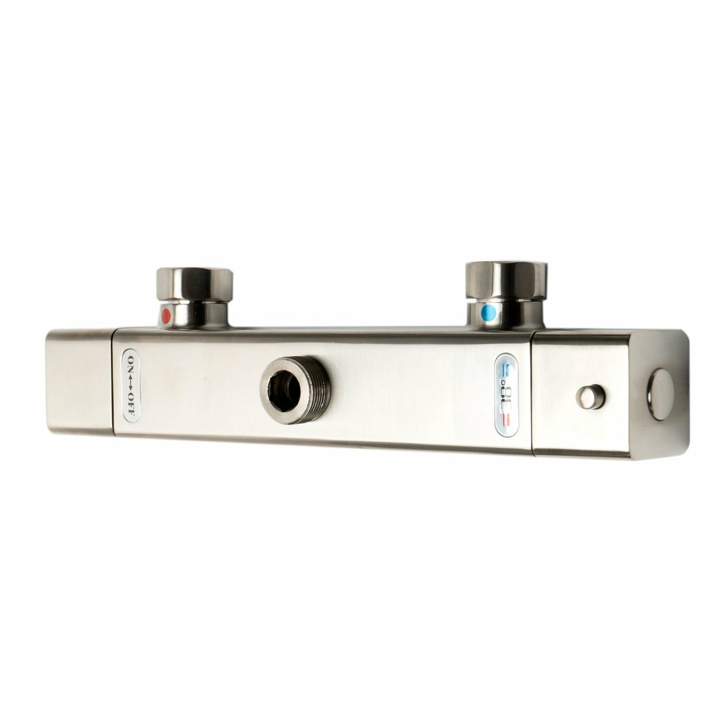 ALFI Square Brushed Nickel Style Thermostatic Exposed Shower Set  - AB2862-BN