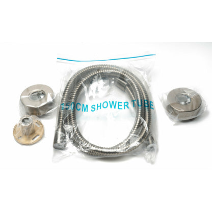 ALFI Square Brushed Nickel Style Thermostatic Exposed Shower Set  - AB2862-BN