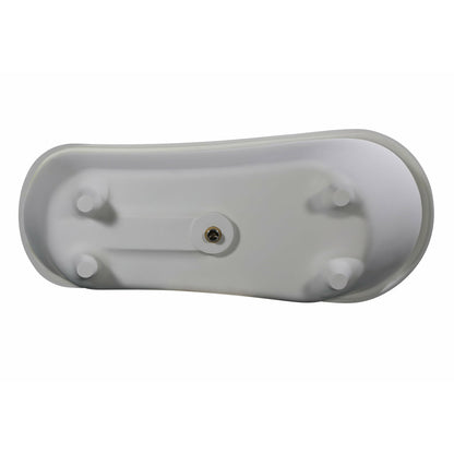 ALFI 68-Inch White Matte Solid Surface Freestanding Resin Soaking Clawfoot Bathtub  - AB9960