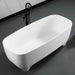 ALFI 67" White Matte Solid Surface Freestanding Resin Bathtub - AB9980