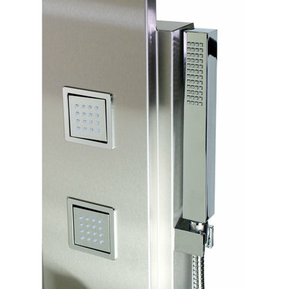 ALFI Modern Stainless Steel Shower Panel with 4 Body Sprays -  ABSP10