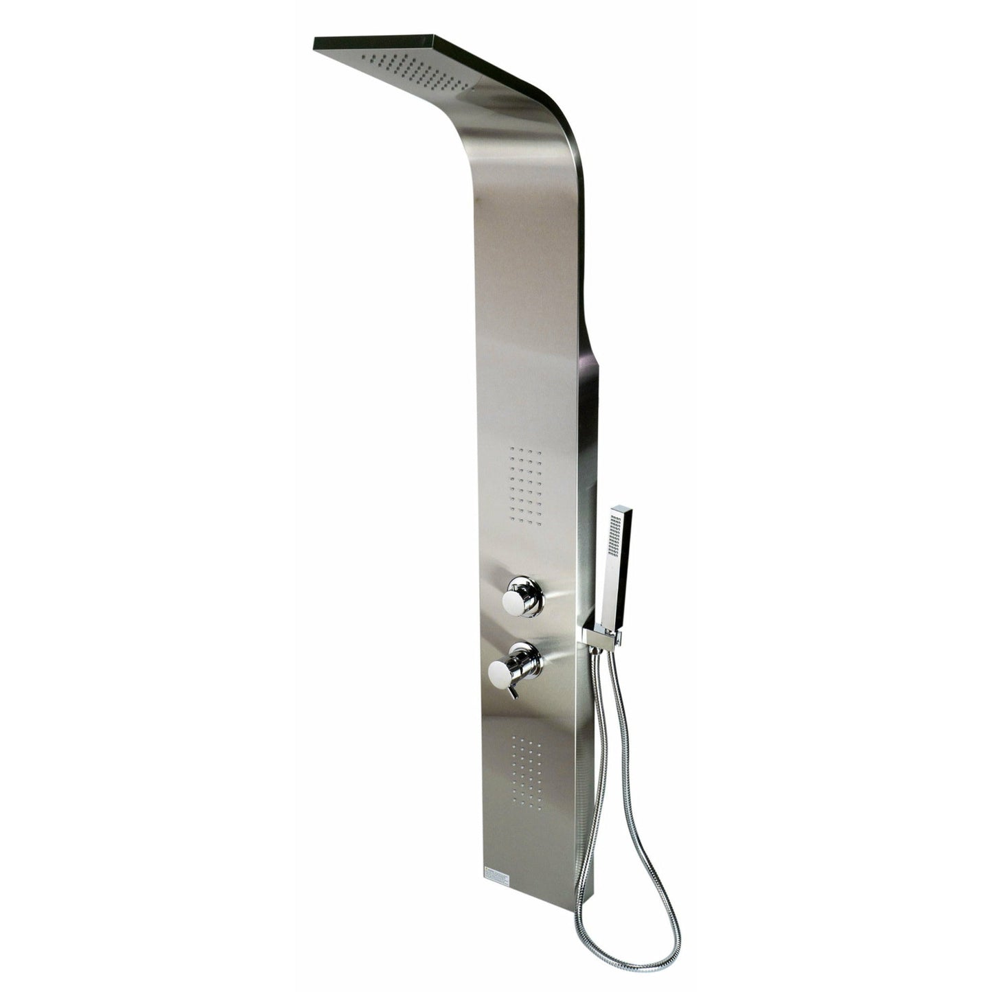 ALFI Modern Stainless Steel Shower Panel with 2 Body Sprays  - ABSP20