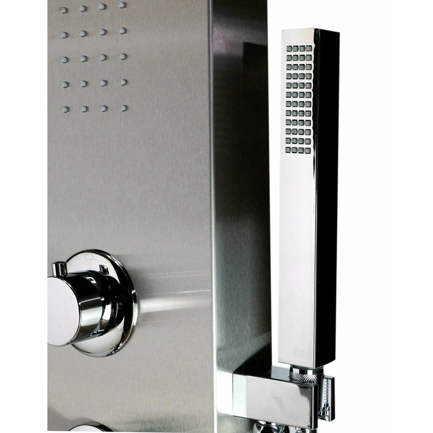 ALFI Modern Stainless Steel Shower Panel with 2 Body Sprays  - ABSP20