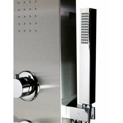 ALFI Modern Stainless Steel Shower Panel with 2 Body Sprays  - ABSP20