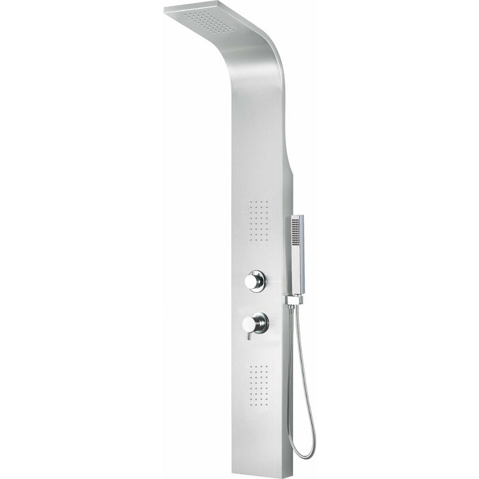 ALFI Modern Stainless Steel Shower Panel with 2 Body Sprays ABSP20