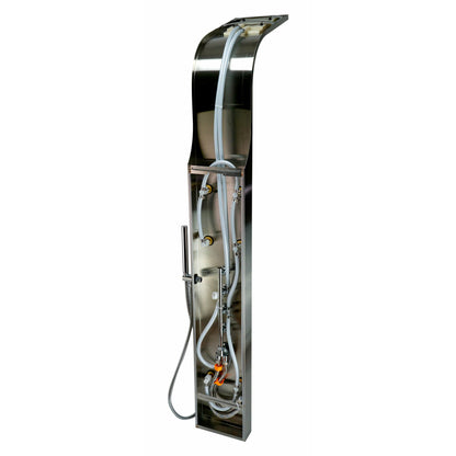 ALFI Stainless Steel Shower Panel with 6 Body Sprays  - ABSP40