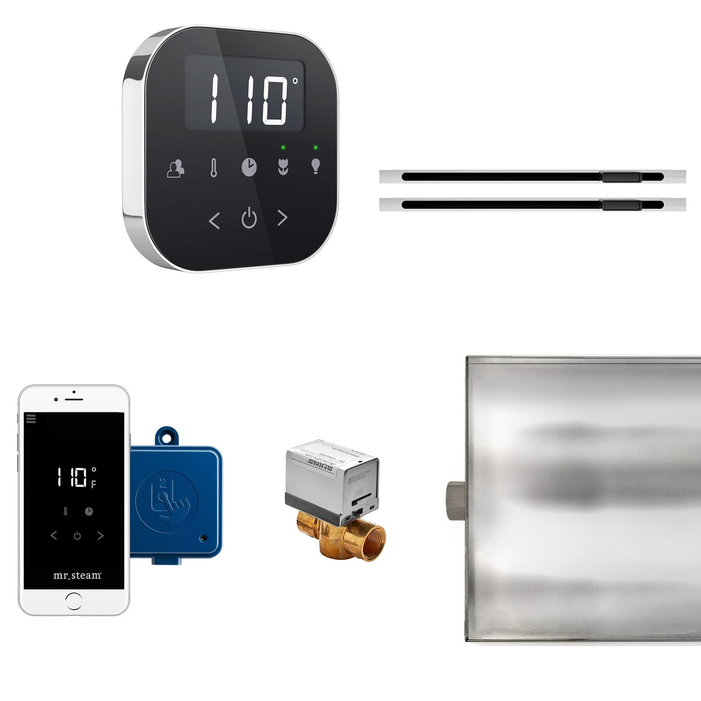 Mr. Steam AirButler Max Linear Steam Generator Control Bundle - ABTLRLXBKBB