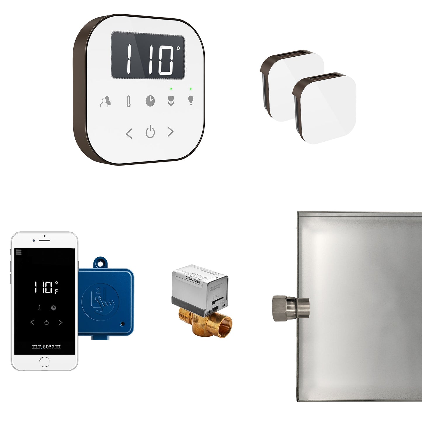 Mr. Steam AirButler Max Steam Generator Control Bundle - ABUTLERXB-BB