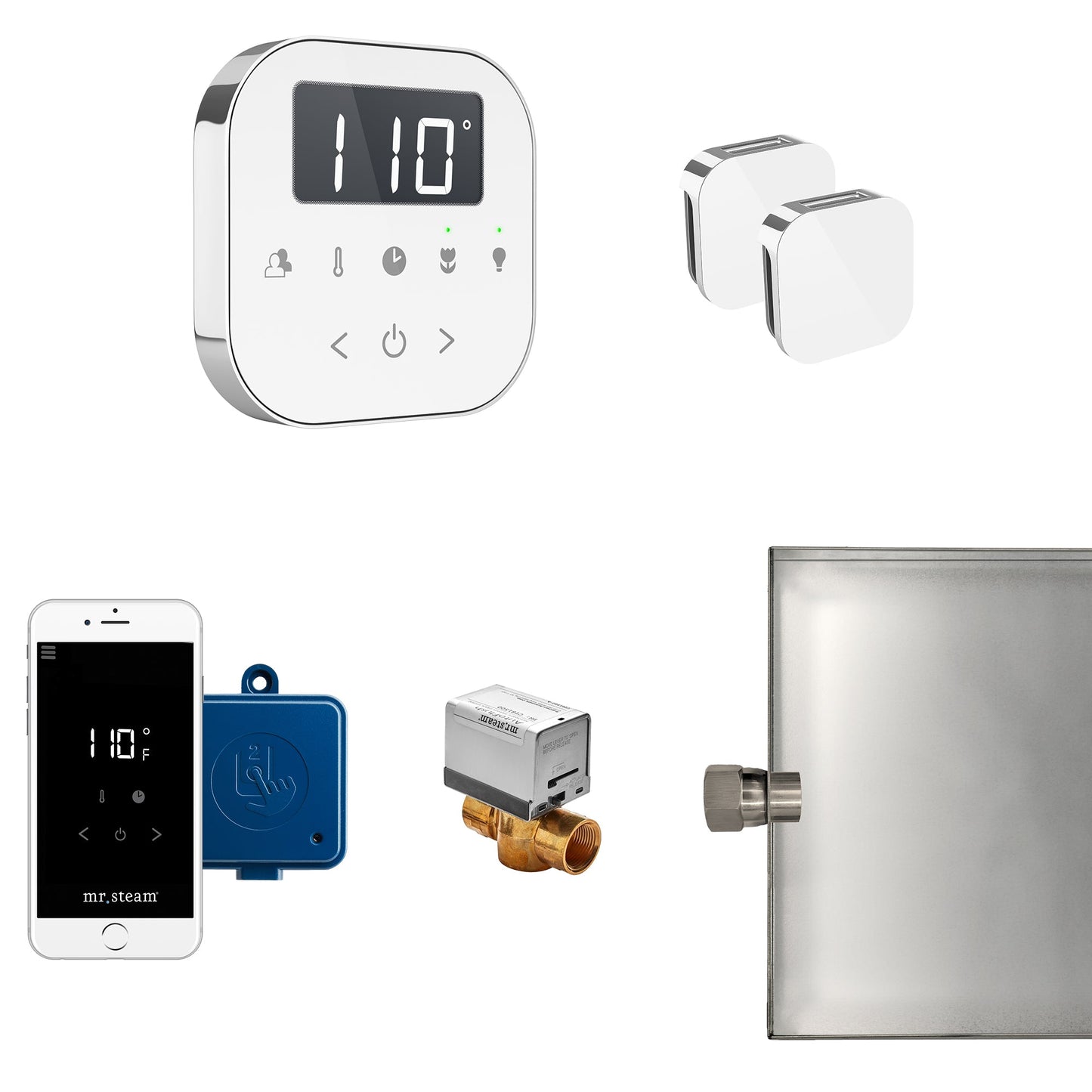Mr. Steam AirButler Max Steam Generator Control Bundle - ABUTLERXB-BB