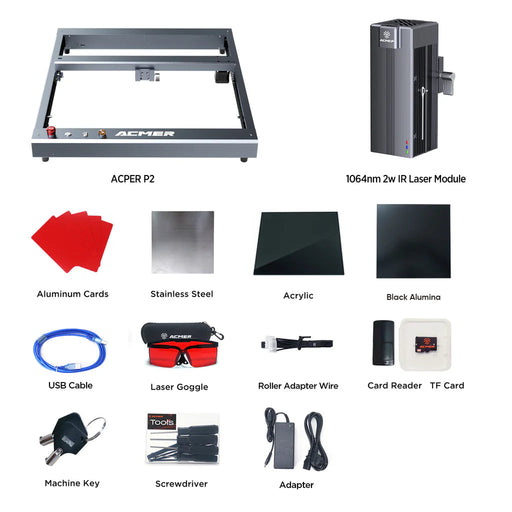 Acmer P2 Ir 2w Fiber Laser Engraver