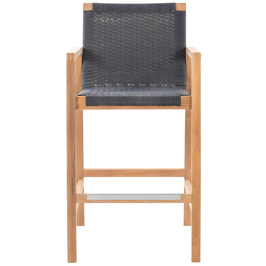 Royal Teak Collection Admiral Chair Counter Height - Charcoal - ADCCH-G