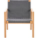 Royal Teak Collection Admiral Club Chair - Charcoal - ADCC-G 