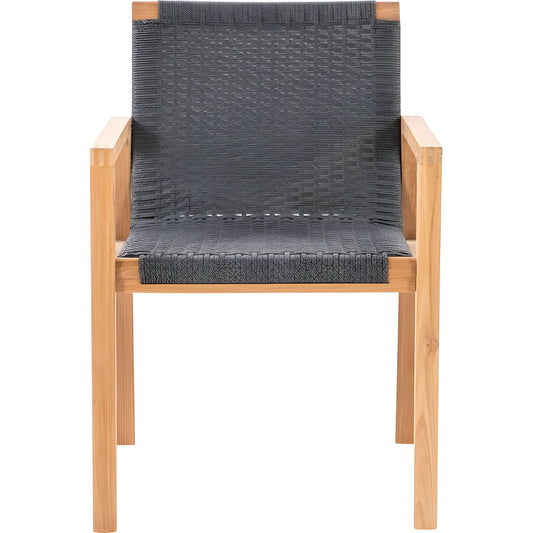 Royal Teak Collection Admiral Dining Chair - Charcoal - ADCH-G