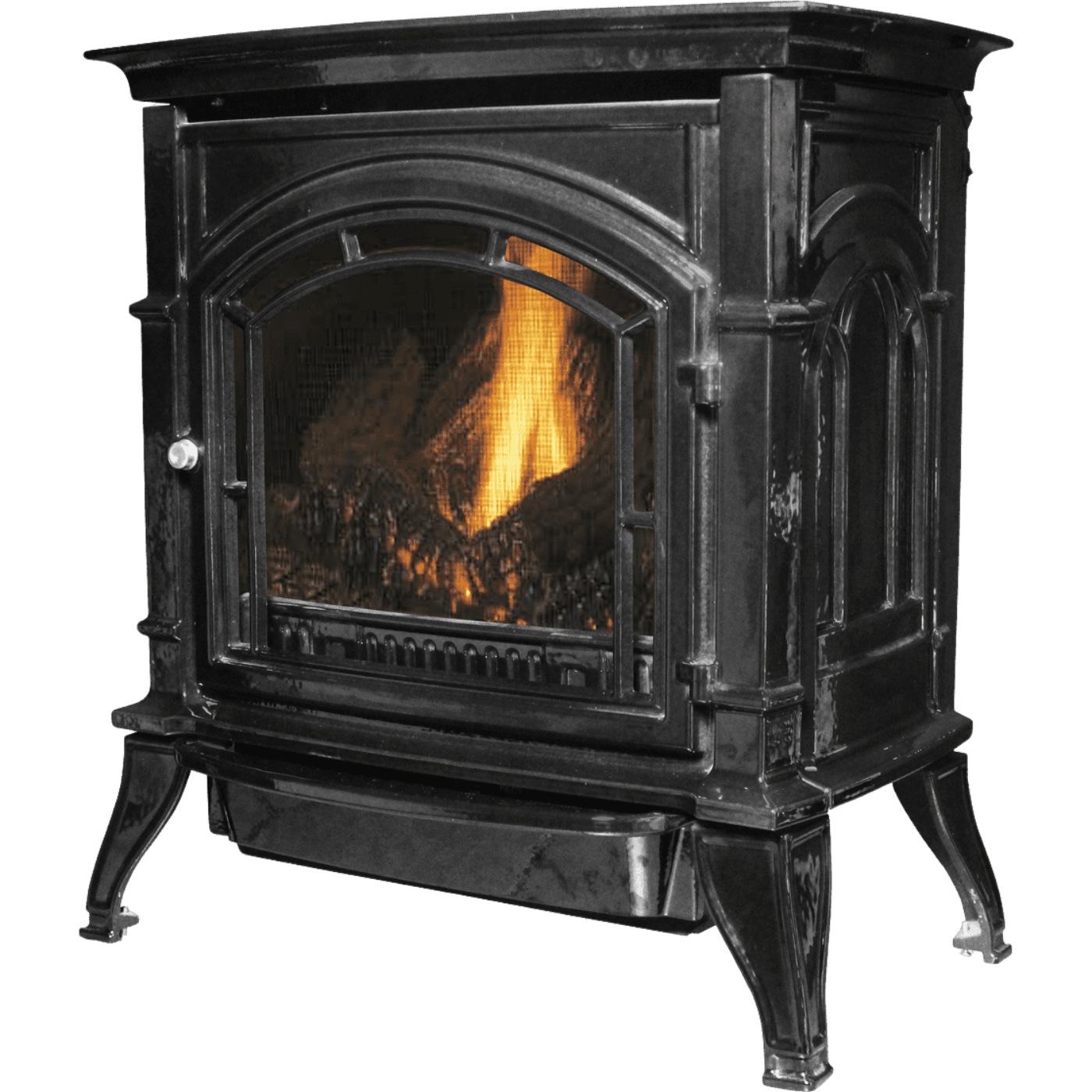 Ashley Hearth AGC500VFLP Cast Iron LP Gas Stove Vent Free 1,500 sq. ft. 32,000 BTU Black New