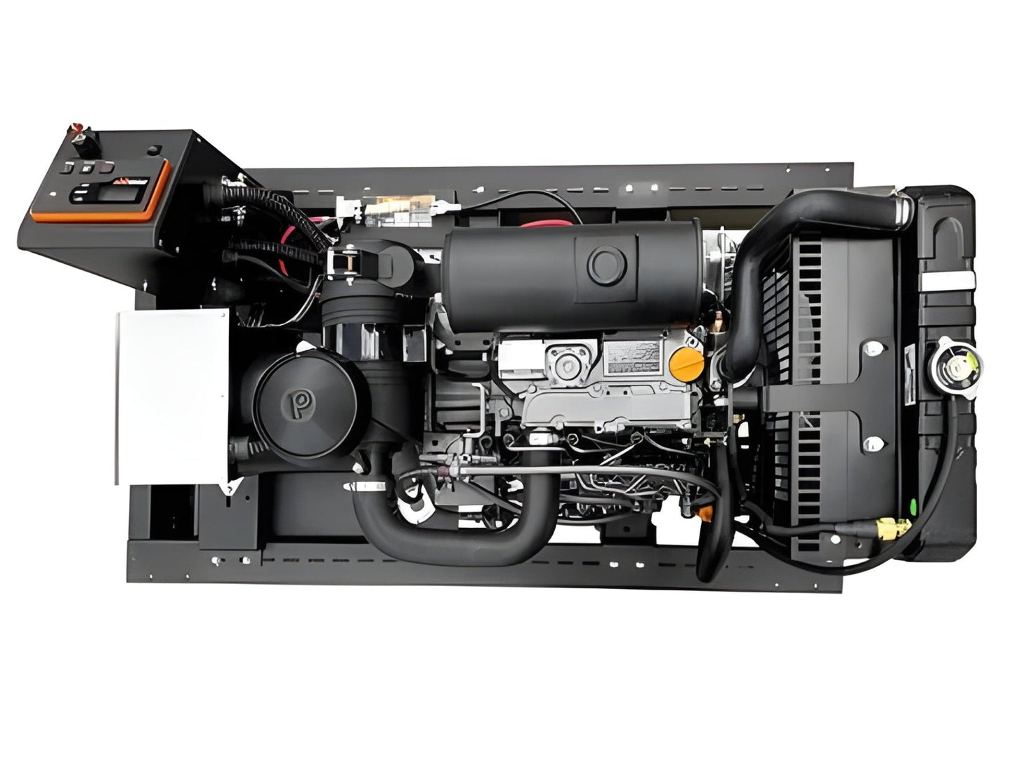 Aurora Generators 12kW Yanmar Diesel Generator/ No Canopy Enclosure - PowerGen USA - AGi12Y-O
