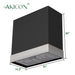 Akicon Stainless Steel Range Hood 30 inch & 3 Speed Fan with LED, Modern Box 600 CFM Hood with Powerful Motor, TAK-HS30HD-SWN-48