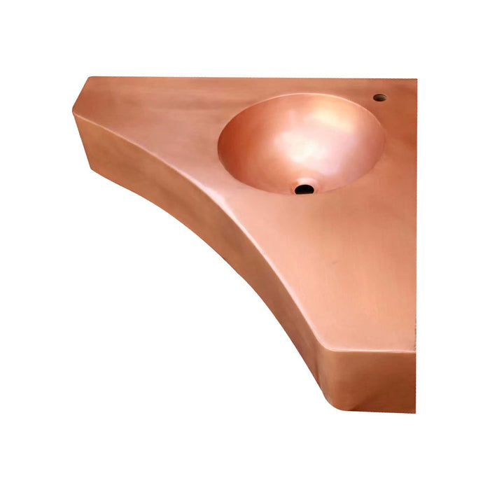 Akicon Custom Copper Corner Bathroom Sink - AKS215-C