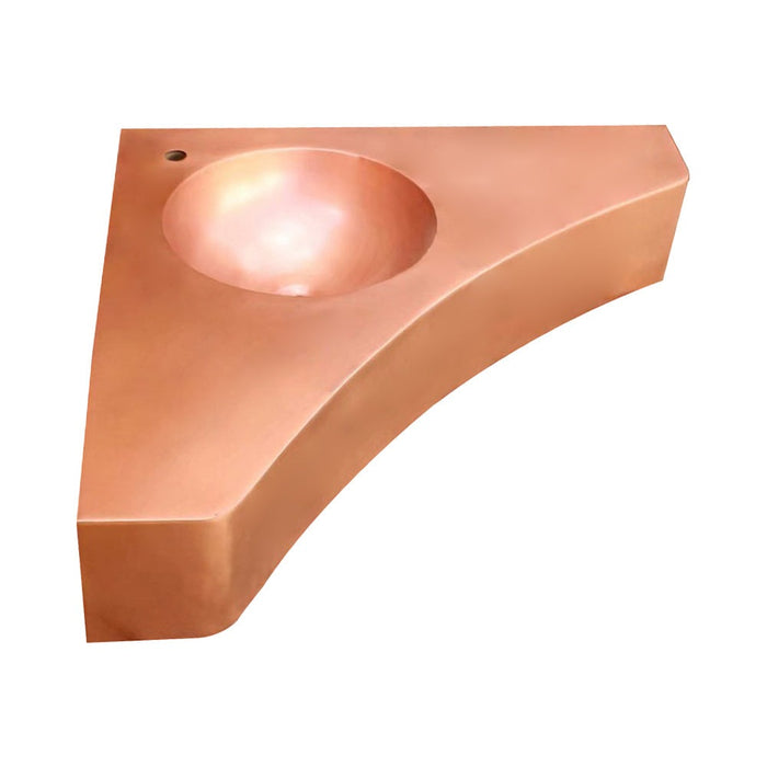 Akicon Custom Copper Corner Bathroom Sink - AKS215-C