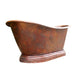 Akicon Copper Double-Slipper Roll-Top Bathtub w/Pedestal - AKB30002-C