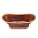 Akicon Copper Double-Slipper Roll-Top Bathtub w/Pedestal - AKB30002-C