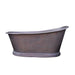 Akicon Copper Single-Slipper Roll-Top Bathtub w/Pedestal - AKB70003-C