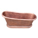 Akicon Copper Single-Slipper Roll-Top Bathtub w/Pedestal - AKB70003-C