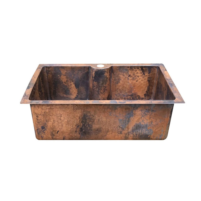 Akicon Equal Bowl Undermount Copper Kitchen Sink - AKS510-C