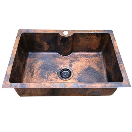 Akicon Equal Bowl Undermount Copper Kitchen Sink - AKS510-C