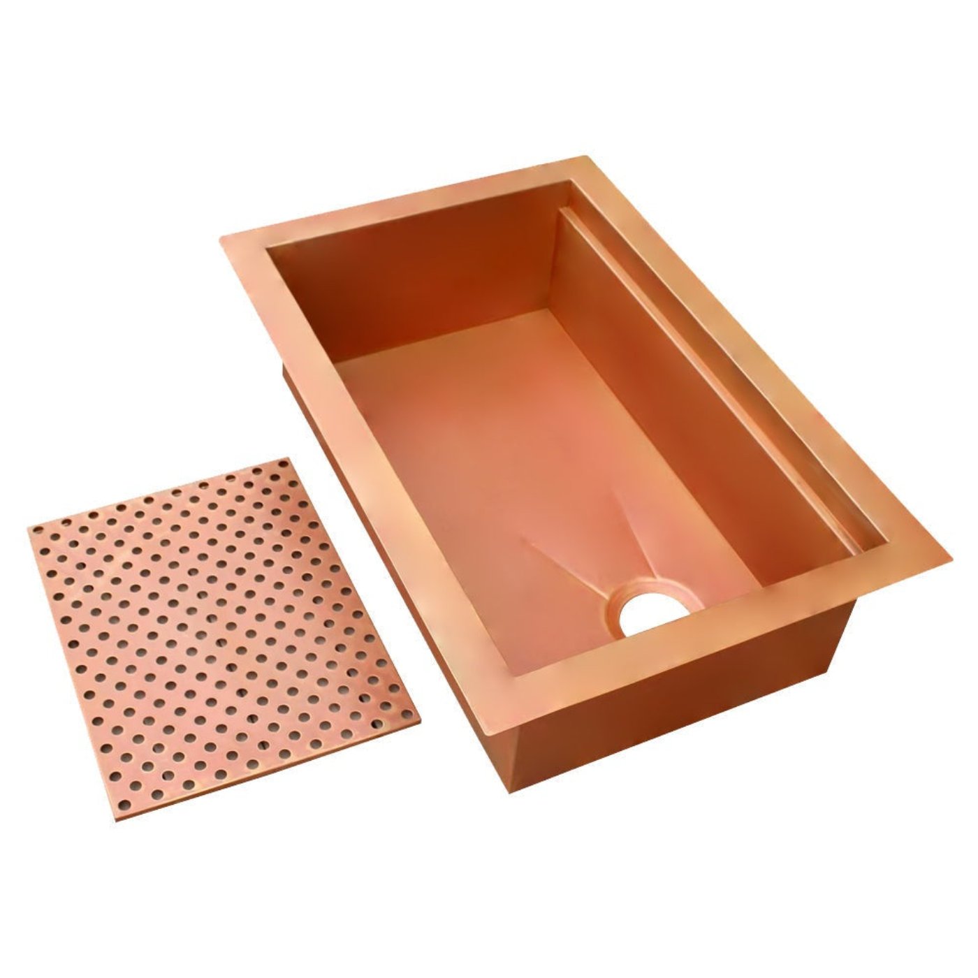 Akicon Workstation Undermount Copper Kitchen Sink - AKS504-C