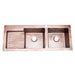 Akicon Double Bowl Drop-In Copper Kitchen Sink - AKS610-C