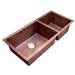 Akicon Equal Bowl Undermount Copper Kitchen Sink - AKS601-C