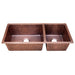 Akicon Equal Bowl Undermount Copper Kitchen Sink - AKS50049-C