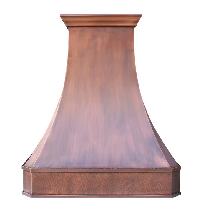 Akicon Custom Handcrafted Classic Copper Range Hood - AKH711C-C for Roger