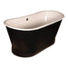 Akicon Custom Double Slipper Cast Iron Skirted Tub - AKBT31008-MB