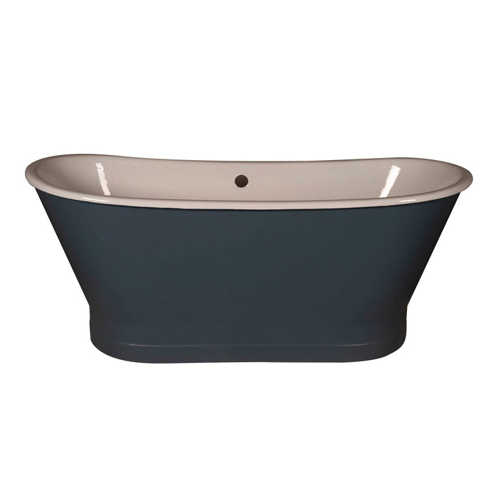 Akicon Custom Double Slipper Cast Iron Skirted Tub - AKBT31008-MB