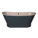 Akicon Custom Double Slipper Cast Iron Skirted Tub - AKBT31008-MB