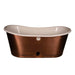 Akicon Custom Double Slipper Cast Iron Skirted Tub - AKBT31022-AC