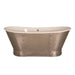 Akicon Custom Double Slipper Cast Iron Skirted Tub - AKBT31005-SS