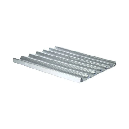 CAC ChinaFrench Baguette Pan AL 26x18" 6-Loaf Case of 6 Pcs - ALBP-6