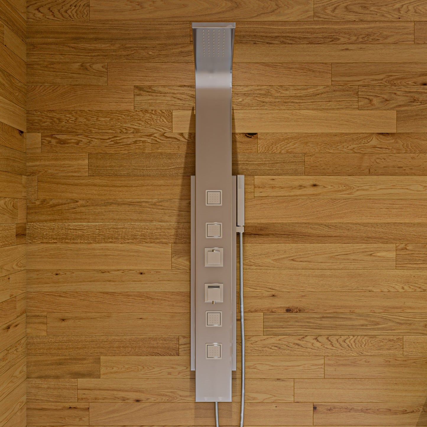 ALFI Modern Stainless Steel Shower Panel with 4 Body Sprays -  ABSP10