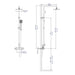 ALFI Polished Chrome Square Style Thermostatic Exposed Shower Set AB2862-PC