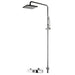 ALFI Polished Chrome Square Style Thermostatic Exposed Shower Set AB2862-PC