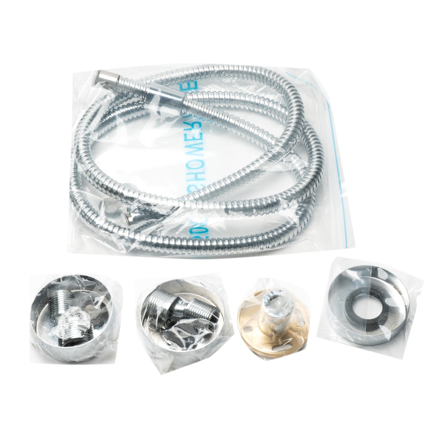 ALFI Polished Chrome Square Style Thermostatic Exposed Shower Set  - AB2862-PC
