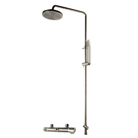 ALFI Round Style Thermostatic Exposed Shower Set  - AB2867